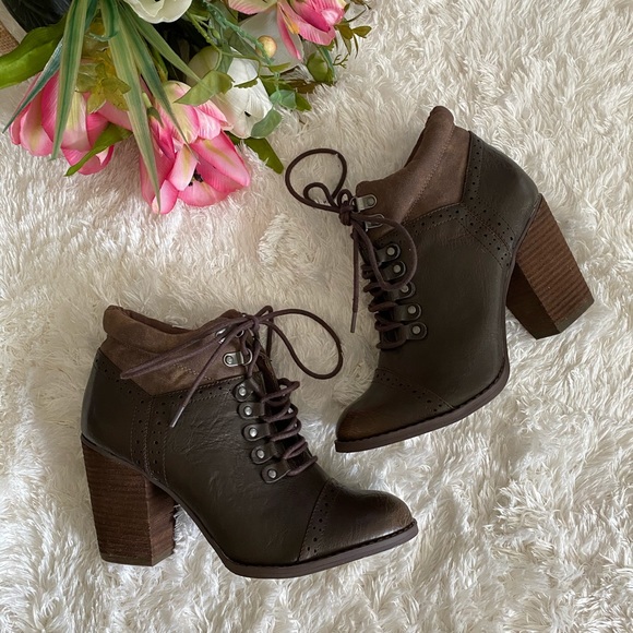 Not Rated Shoes - Not Rated Brown Heeled Boots